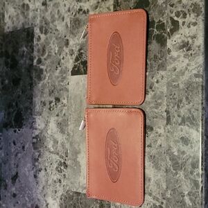 NWOT FORD Emblem leather coin/cards/cash holders